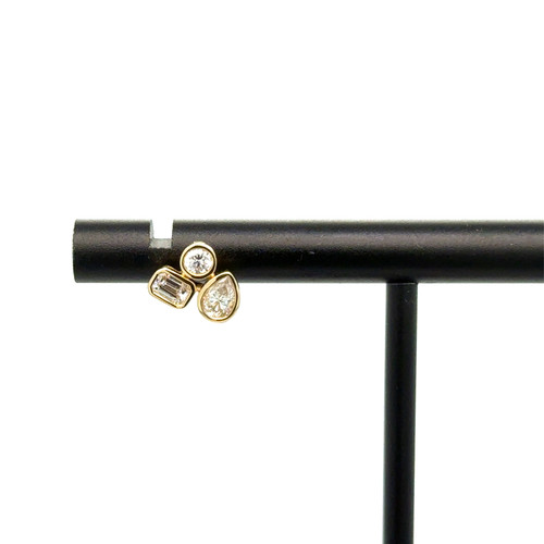 Diamond Trio Studs