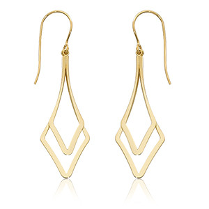 Double Kite Dangle Earrings