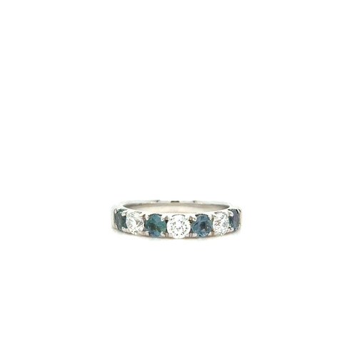 Alexandrite and Diamond Band