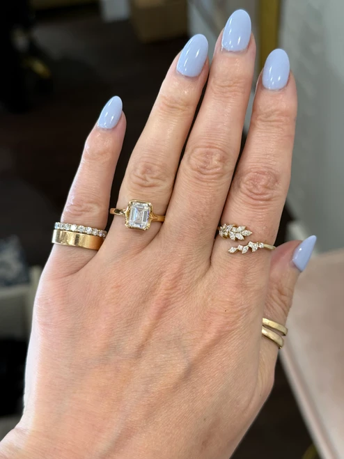 Emerald Cut Semi-Mount