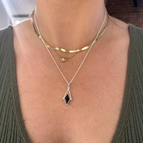 Black Onyx Kite Pendant