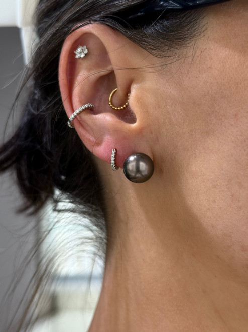 Tahitian Pearl Studs