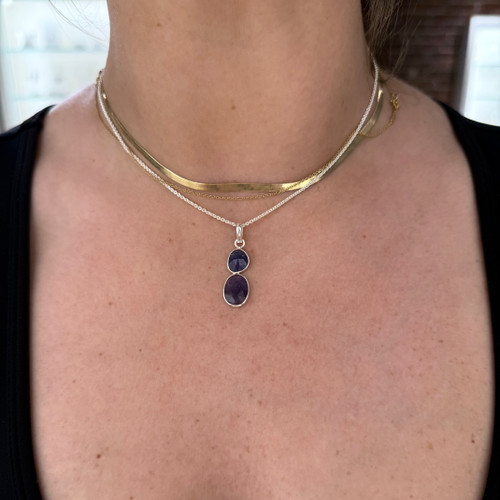 Iolite Pendant