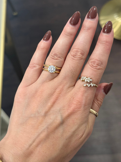 Shoreline Engagement Ring