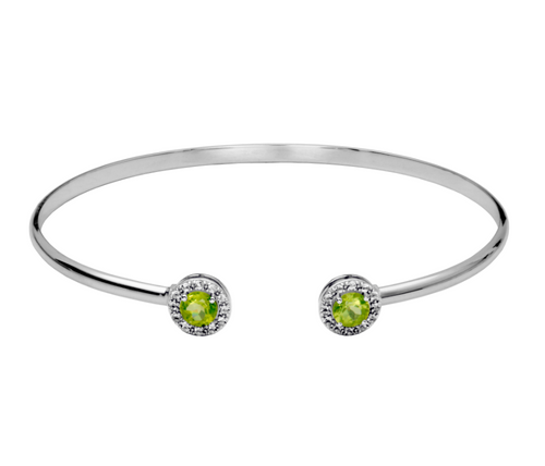 Peridot Cuff Bracelet
