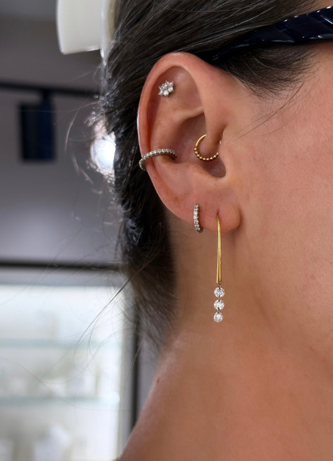 diamond earrings, diamond dangle earrings, unique diamond earrings