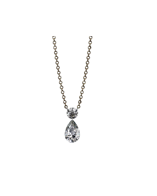 diamond necklace, unique diamond necklace, pierced diamond necklace, pierced diamond jewelry