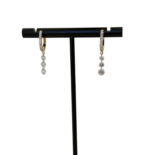 DIAMOND HOOPS, UNIQUE DIAMOND HOOPS, DIAMOND EARRINGS, UNIQUE DIAMOND EARRINGS, DRILLED DIAMOND EARRINGS, DRILLED DIAMOND JEWELRY
