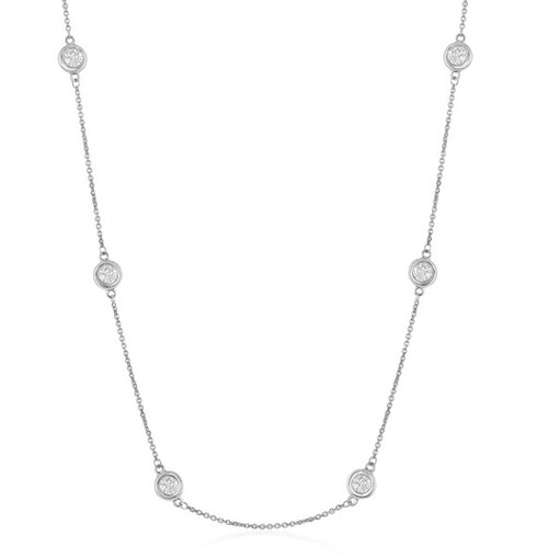 2cttw Diamond By The Yard Necklace