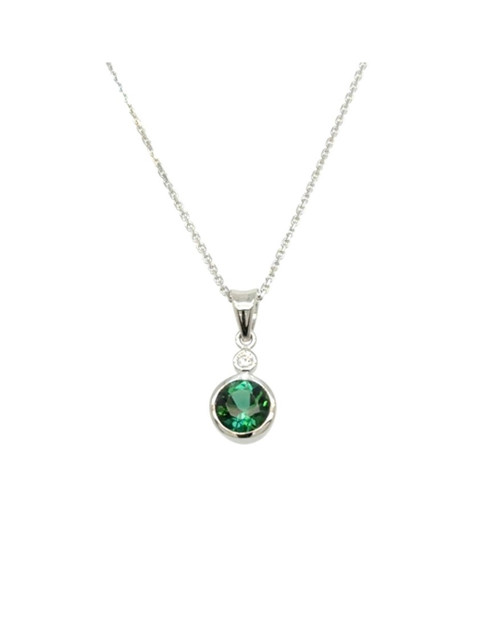 green tourmaline necklace, green tourmaline jewelry, green tourmaline pendant