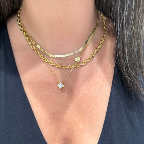 Jolie Fleur Diamond Necklace