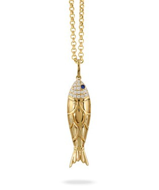 fish pendant, fish jewelry, fish necklace