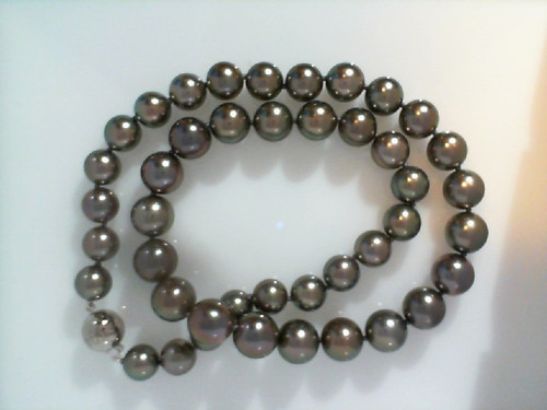 Black Tahitian Pearl Strand