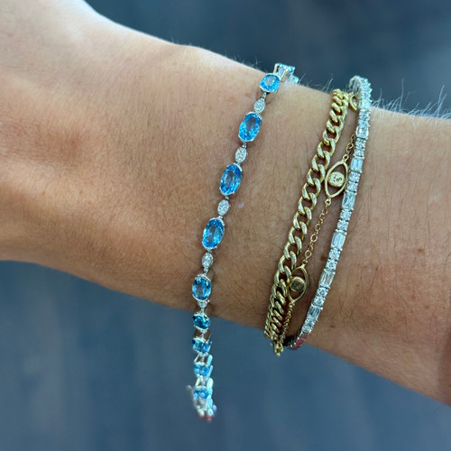 Blue Topaz Bracelet