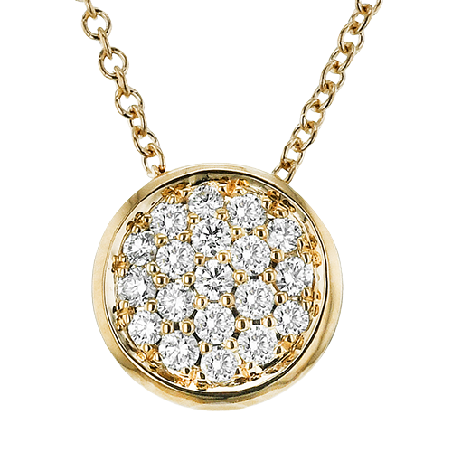 1/3cttw Diamond Cluster Pendant