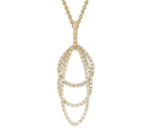 Moveable Diamond Pendant