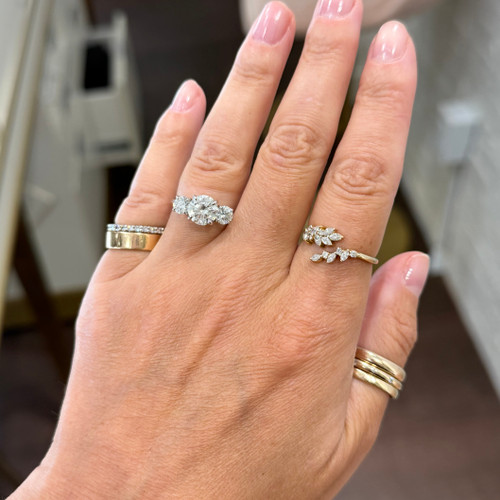3cttw Diamond Three-Stone Engagement Ring