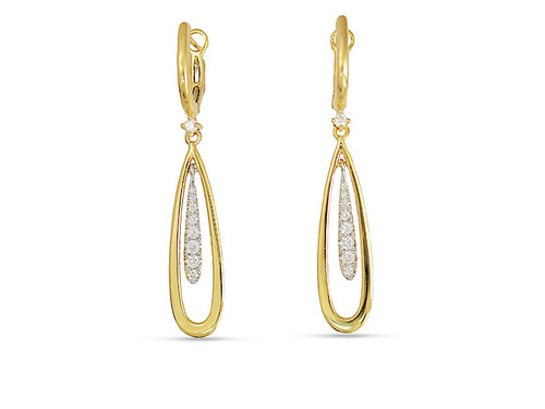 dangle earrings, diamond dangle earrings, unique diamond earrings