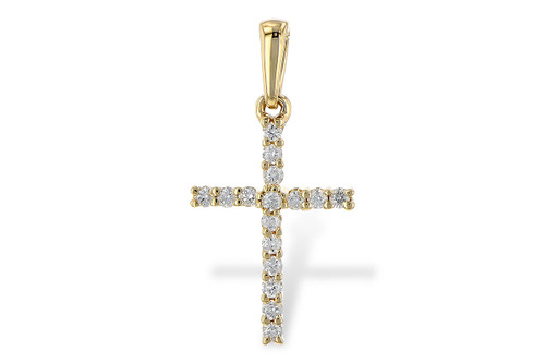 Petite Diamond Cross