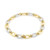 Two-Tone Diamond Link Bracelet