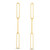 Lungo Paperclip Chain Earrings