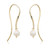 Pearl Ribbon Earrings