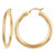 2x30mm Gold Hoops