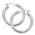 Sterling Silver Tube Hoops- Medium