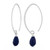 Sweep Earrings- Sapphire