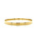 Summerwind Signature 4.5mm Flat Bangle - Yellow Gold