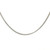 18" 1mm 14k White Gold Curb Chain