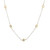 1/2cttw Diamond-by-the-Yard- White and Yellow Gold