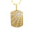 Diamond Spray Dog Tag Necklace