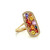 Princessa Multicolor Sapphire Ring