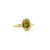 Oval Cabochon Peridot Ring