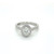 1.53cttw Oval Diamond Halo Engagement Ring