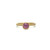 Cushion Cut Pink Tourmaline Yumdrop Ring