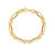 Fancy Link Bracelet- Yellow Gold
