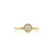 Pave Circle Ring