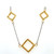 Yellow Vermeil Station Necklace