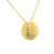 Gold Vermeil Half Dome Pendant