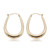 Large U-Shape Hoops- Yellow Gold