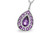 Amethyst Tear Drop Pendant