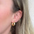 Small Chunky Hoops- Yellow Gold Vermeil