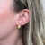 Small Chunky Hoops- Yellow Gold Vermeil