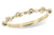 Bezel Set Scattered Band - Yellow Gold