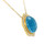 Apatite and Quartz Gemstone Pendant- Discontinued