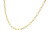 8" 2.4mm Paper Clip Bracelet- Yellow Gold