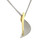 Sail Pendant- White Sale, White Chain