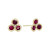 Ruby Trio Studs